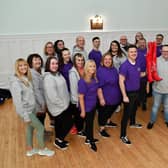 Rehearsal for Larbert Musical Theatre's new production of Kinky Boots.