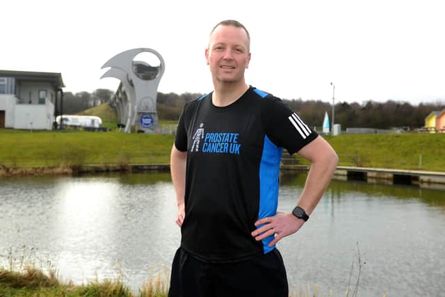 Graeme Crawford who is completing 30 half marathons in 30 days to raise funds for Prostate Cancer charity