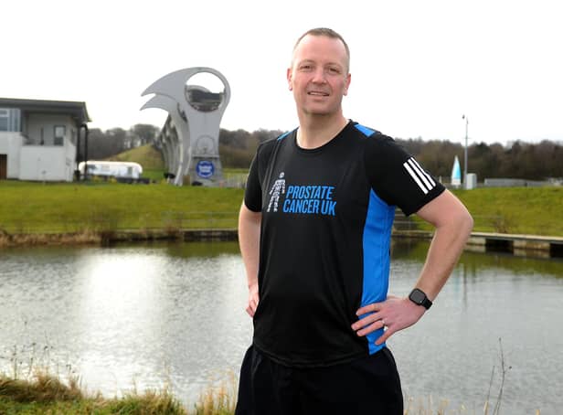 Graeme Crawford who is completing 30 half marathons in 30 days to raise funds for Prostate Cancer charity