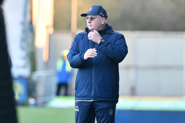 Falkirk boss John McGlynn reckons his team can 'call upon more legs in midfield' when they take on Dundee United (Photo: Michael Gillen)