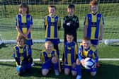 Kirkliston and South Queensferry Football Club's 2010 age group. Back row L-R - Louis Fairweather, Callan Kirk, Alfie Drake, Callum Clark. Front row L-R - Louis Squire, Eoin Moodie, Ben McCauley, Haydon King.