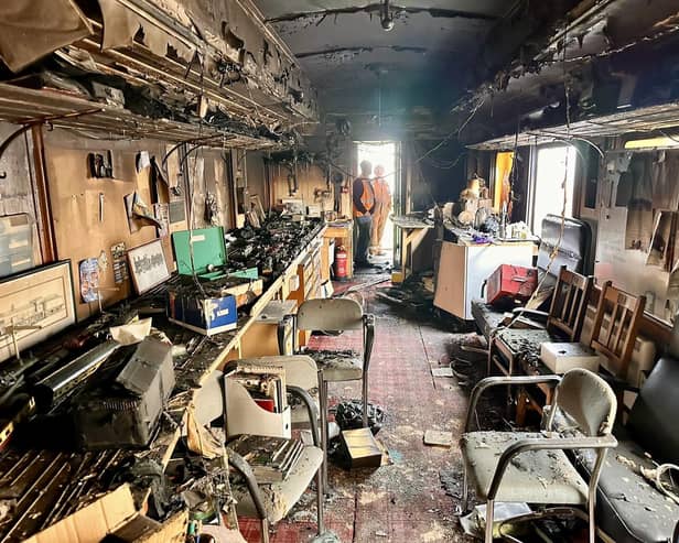 Group members said 30 years of work was destroyed in the fire which was deliberately set(Picture: Submitted)