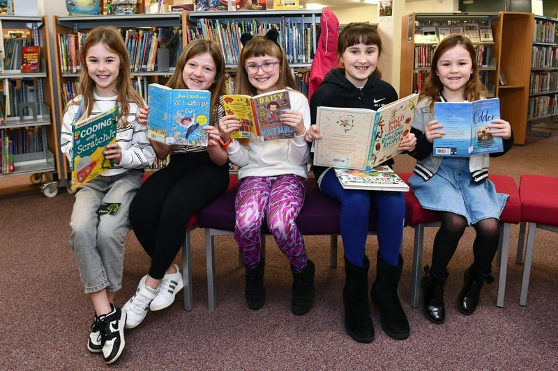 Some Kinnaird Primary School pupils enjoyed some time and warmth at Larbert Library together while the school was closed and no power at home. The things they missed the most about no power were TV, YouTube and TIkTock.