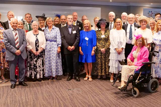 Cilla Graudus joins her colleagues at the royal engagement in Edinburgh (Picture: Submitted)