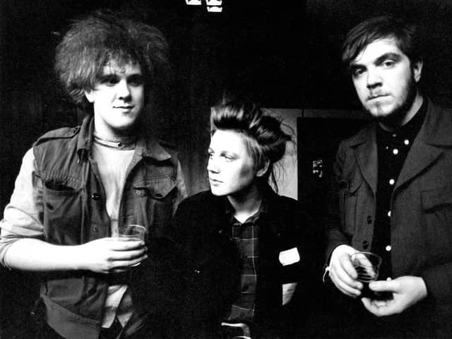 The original Cocteau Twins - Will Heggie, Liz Fraser and Robin Guthrie