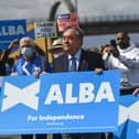 Alex Salmond was due to attend tonight's Alba Party event in Stenhousemuir
