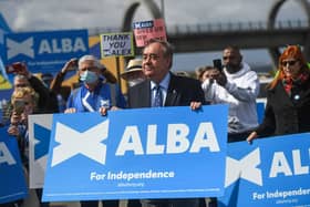 Alex Salmond was due to attend tonight's Alba Party event in Stenhousemuir