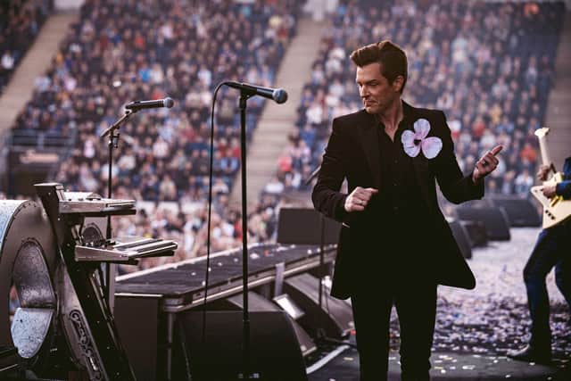 Brandon Flowers and The Killers delighted fans inside Falkirk Stadium - but not some residents outside. Pic: Rob Loud