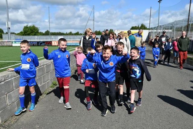 The walk was a 5k loop starting and finishing at Ochilview