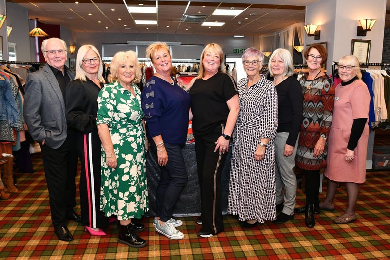 The volunteers Sunday's Rotary Club of Grangemouth Fashion Show.