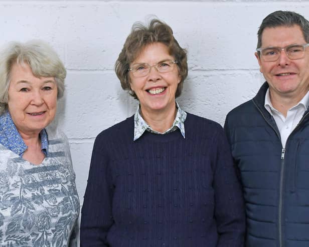 E&O Laboratories Ltd, left to right,  finance director Judith Dawkins, managing director Virginia Lucey and quality director Eddie Scott. Pic: Contributed