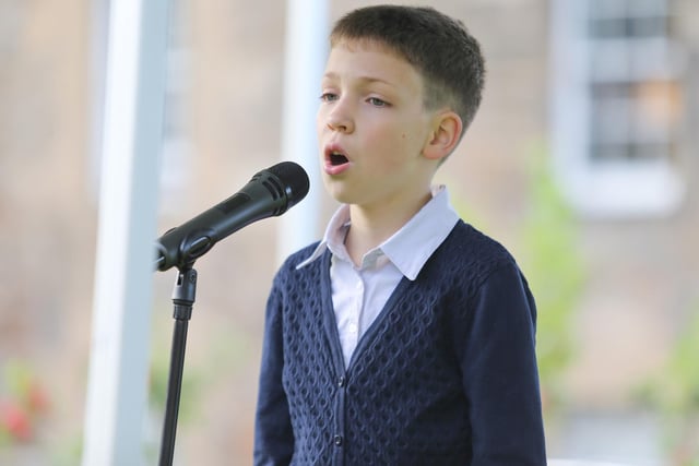 This youngster sang his heart out on Sunday in the aptly-named Ferry Talented contest.