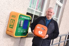 Martin Stuart, Treasurer for Friends of Forth Valley First Responder who will install Public Access Defibrillators across the Council area thanks to Community Choices funding.