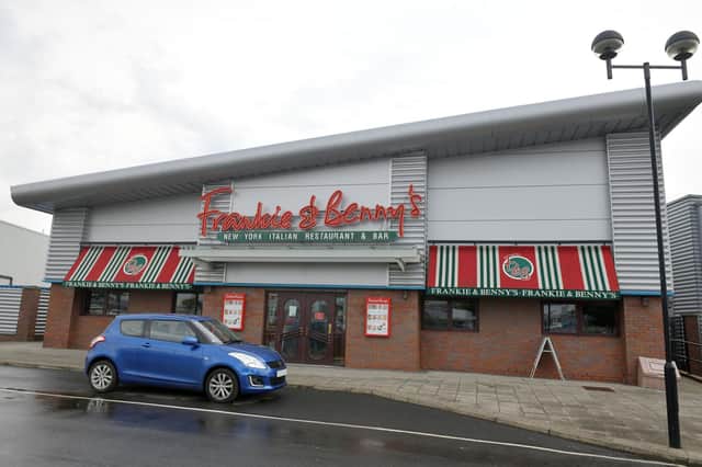 Frankie & Benny's in Falkirk's Central Retail Park is preparing to reopen