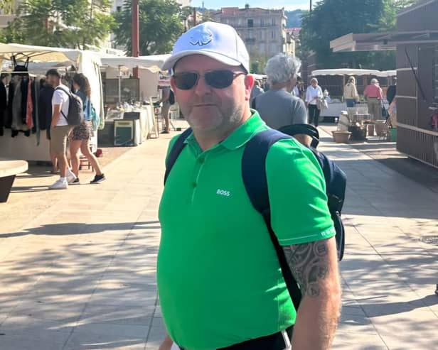 Dave before losing weight