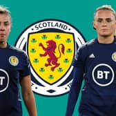 Nicola Docherty and Sam Kerr have been called up to the latest Scotland women's national team squad (Pictures by SNS Group/Getty Images)