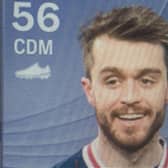 A supposed leaked image of Falkirk FC captain Brad Spencer from the forthcoming EA Sports FC26 video game (Picture: Submitted)