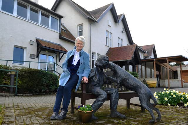 Molly Parsons holds many fond memories of Strathcarron Hospice, having worked at the facility for more than 20 years. Picture: Michael Gillen.