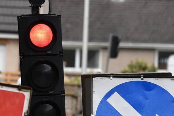 The temporary traffic lights will be in place for most of the month
