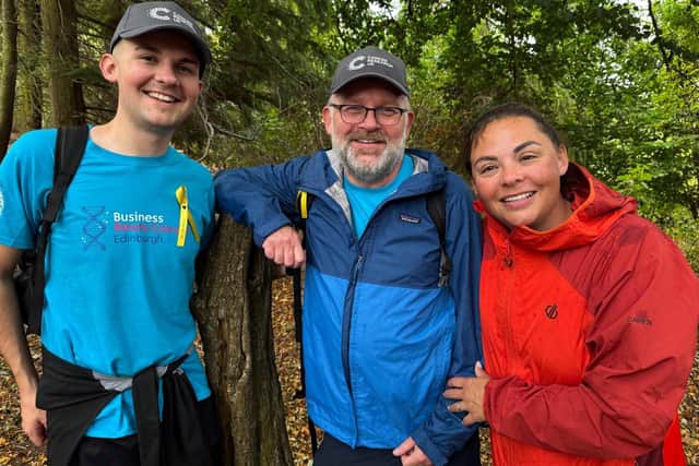 Ross, Andrew and Debby led their team at last year's event.