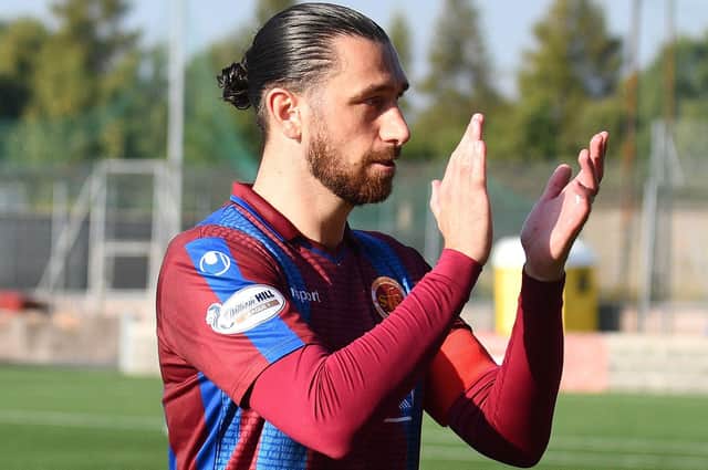 Stenhousemuir skipper Gregor Buchanan (Pic Michael Gillen)