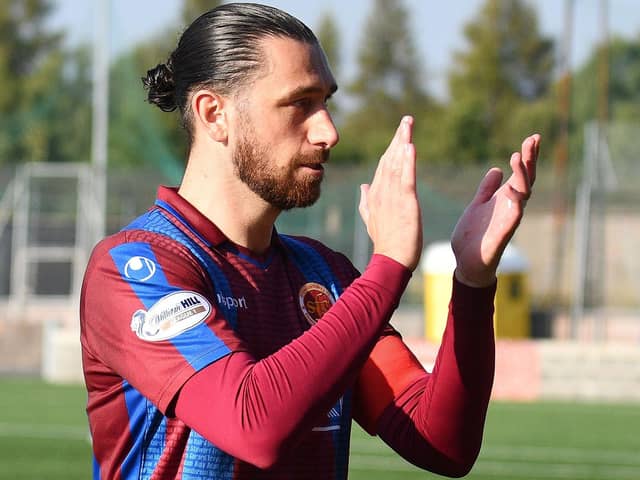 Stenhousemuir skipper Gregor Buchanan (Pic Michael Gillen)