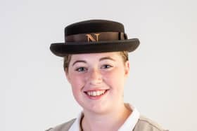 Emily Fyffe studying as a Norland nanny at Norland College