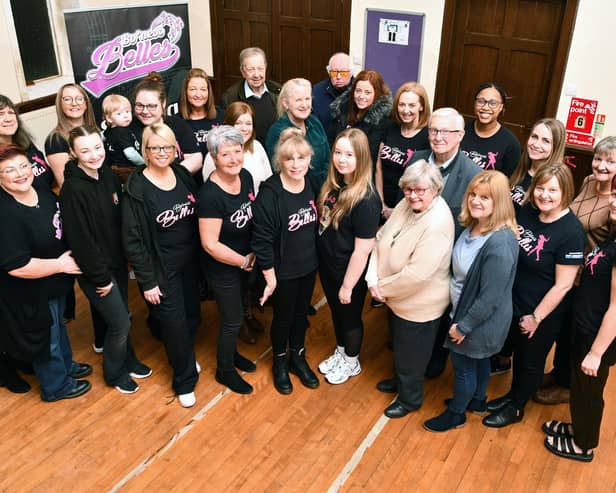 Bo'ness Belles handed over £6000 worth of cheques to worthy good causes, having raised the bumper sum during their tenth anniversary year in 2023. (Pic: Michael Gillen)