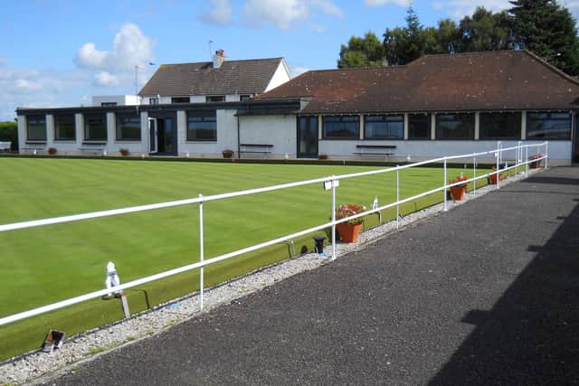 There might not be any action happening on the greens at Laurieston Bowling Club at the moment but members are staying busy helping the community