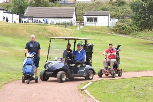Falkirk Golf Club secured funding from Community Choices to improve access around the course for all their members. Pic: Lisa Evans / Falkirk Council