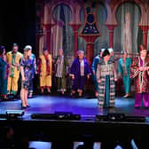 Larbert Musical Theatre members return to the stage after a Covid-enforced two-year break to put on a stirring performance of Aladdin. All pictures: Michael Gillen.
