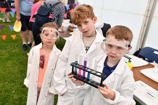 There was a lot of fun to be had at Saturday's family science event at the Helix.