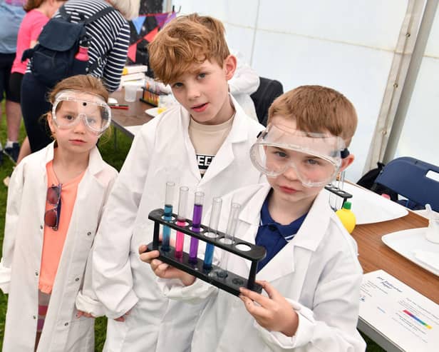 There was a lot of fun to be had at Saturday's family science event at the Helix.