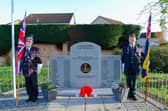 The service will take place at Carronshore War Memorial. Pic: Scott Louden