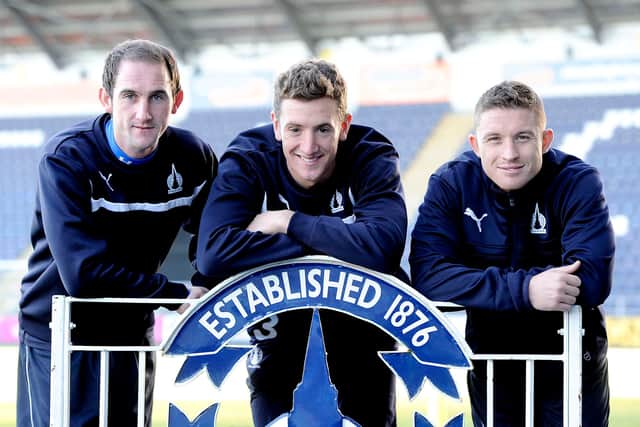 Mark Kerr, Aaron Muirhead and John Baird all joined the Bairns in January 2015