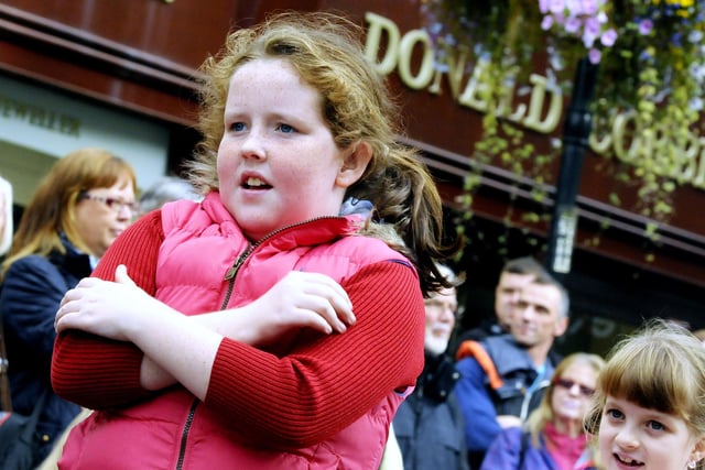 Dancing on the High Street.
