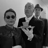 Rhona McColl as Norma Desmond, Howard Sargeant as Max and Brian Tripney as Joe Gillis all star in Sunset Boulevard. Pic: Contributed