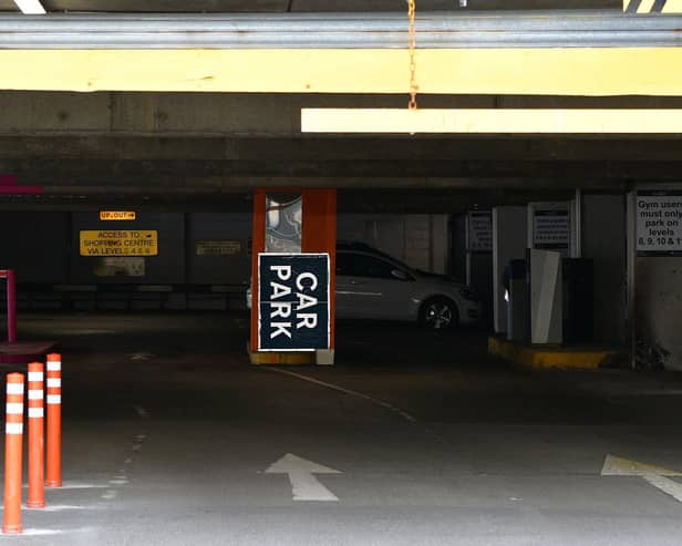 There's a row brewing over the condition of Callendar Square car park