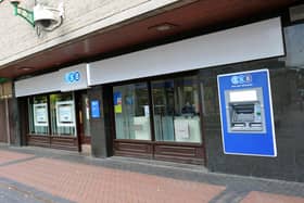 The TSB branch in La Porte Precinct, Grangemouth was closed in January. Picture: Gary Hutchison.