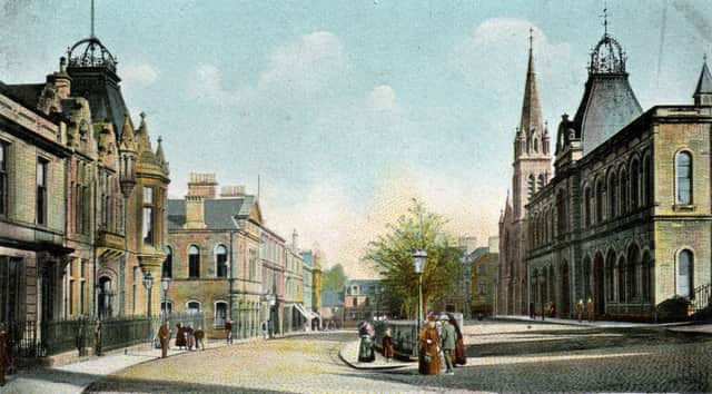 Falkirk's Newmarket Street pictured around 1900.  (pic: submitted)