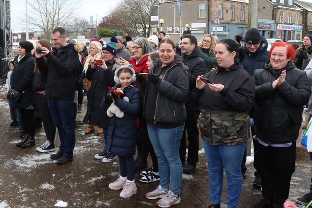 The Stenhousemuir community got into the festive spirit on Sunday with their market and light switch on event.