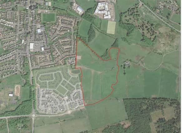 Plans are proposed for 300 houses on the Mydub Farm site