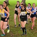 Falkirk Victoria Harriers ace Fiona Matheson placed second in the veteran women section in her 5200m race, finishing in 22.56 (Photo: Neil Renton)