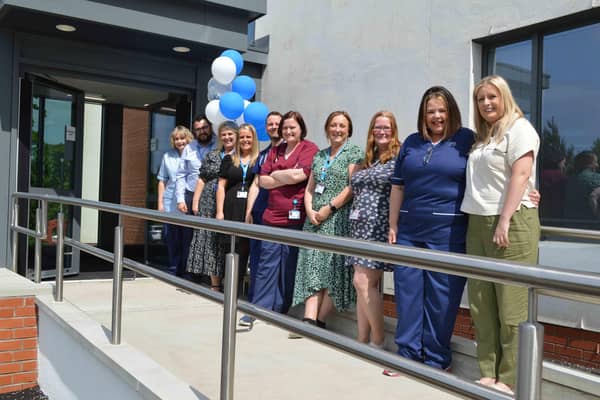 A new dedicated entrance to the Urgent Care Centre has been created at Forth Valley Royal Hospital.