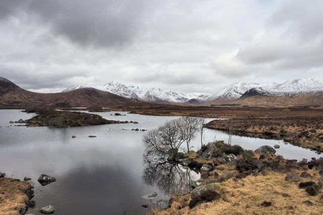 The bleakness but beauty of Rannoch Moor in this image from Gordon Clark