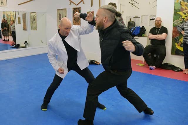 Paul Lapsley has a real hands on style when it comes to fight choreography  (Picture: Michael Gillen, National World)