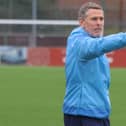 Stenhousemuir boss Gary Naysmith on the touchline (Photo: Scott Louden)