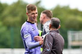 Falkirk goalkeeper and ex-Graeme High pupil Nicky Hogarth knows the importance of Saturday's derby against Dunfermline Athletic (Photo: Michael Gillen)
