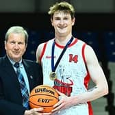Falkirk Fury senior men star Murray Hendry was MVP in play-off final (Pic Basketball Scotland)