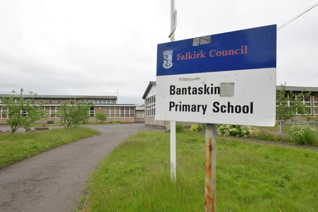 Bantaskin Primary School is one of the premises Falkirk Council was forced to close after bacteria was discovered in the water